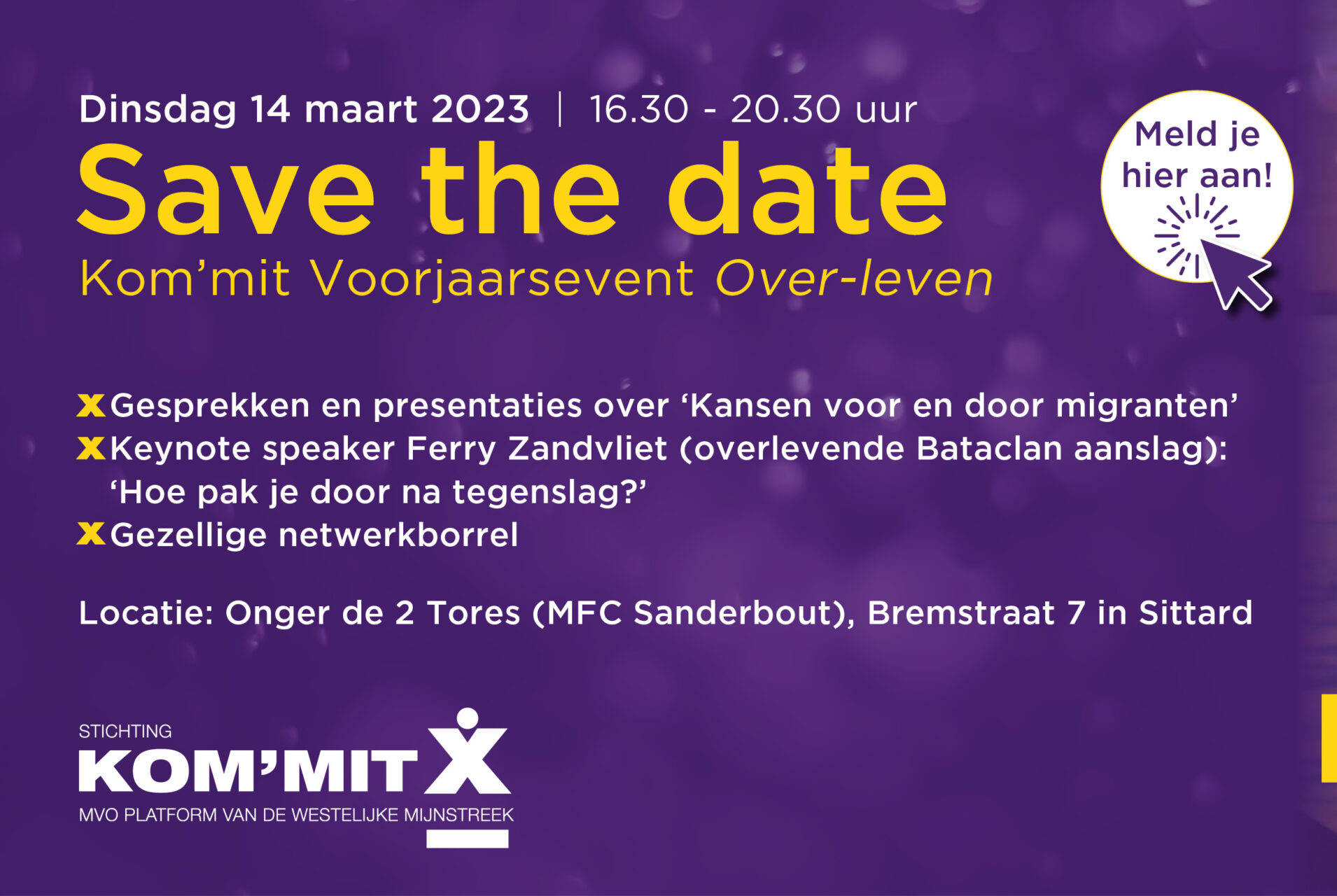 Over-leven: het Kom’mit voorjaarsevent van 2023