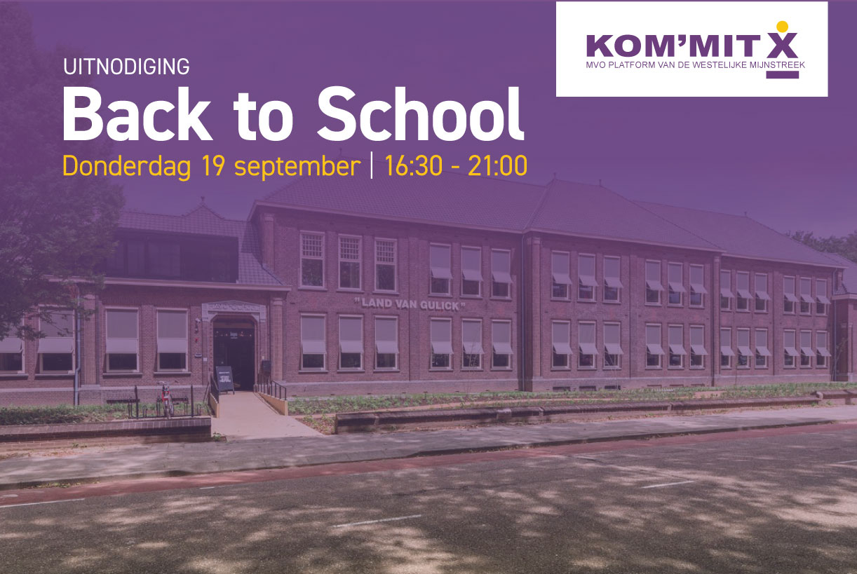 Uitnodiging: Nazomer-evenement Kom’mit op donderdag 19 september