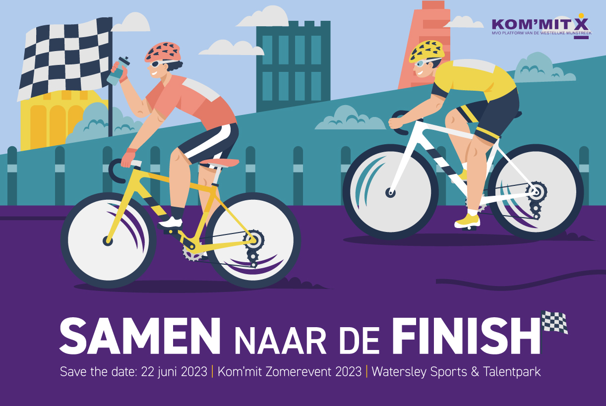 Samen naar de Finish – Kom’mit Zomerevent 2023